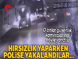 Maltepe'de halı çalan hırsızlarla polisin kovalamacası kamerada