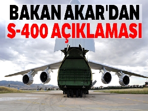 Milli Savunma Bakanı Akar'dan S-400 açıklaması
