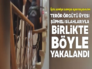 İstanbul'da, terör örgütü TKP/ML üyesi 1 şüpheli silahlarıyla birlikte yakalandı