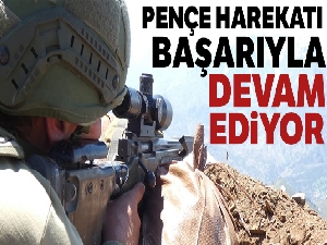 Pençe Harekatı'nda etkisiz hale getirilen terörist sayısı 68 oldu