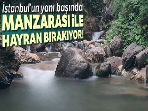 Şelalelerin süslediği kanyon, güzellikleri ile hayran bıraktırıyor