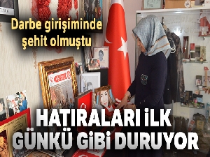 15 Temmuz şehidi Gülşah Güler'in hatıraları ilk günkü gibi odasında duruyor