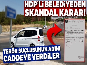 HDP'li belediye sahabe ismini taşıyan caddeye, terör suçlusunun adını verdi