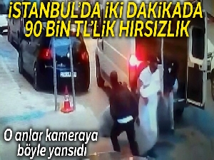 Arnavutköy'de şok eden hırsızlık