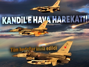 Kandil'e hava harekatı! Tüm hedefler imha edildi