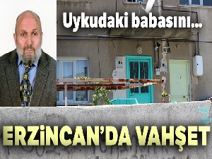 Erzincan'da bir kadın uykudaki babasını boğazını keserek öldürdü