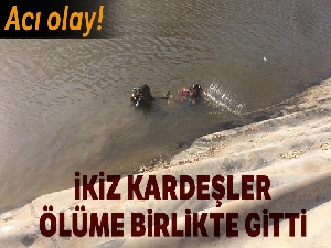 Manisa'da ikiz kardeşler sulama göletinde boğuldu