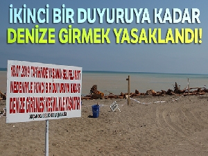 Sel nedeniyle Akçakoca'da denize girmek yasaklandı