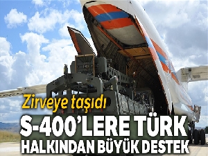 S-400'lere Türk halkından büyük destek