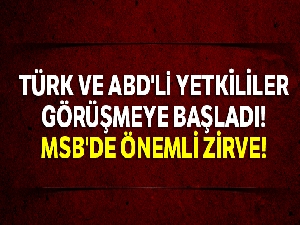 Türkiye ve ABD arasında önemli görüşme