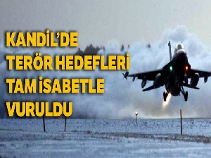 MSB: Kandil'de terör hedefleri tam isabetle vuruldu