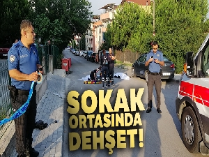 Sokak ortasında önce eski eşini sonra kendisini vurdu