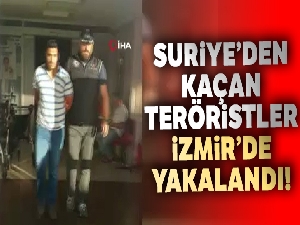 Suriye'den kaçan 3 terörist İzmir'de yakalandı
