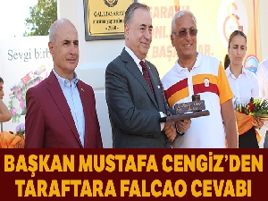 Mustafa Cengiz'den Falcao tezahüratlarına esprili yanıt