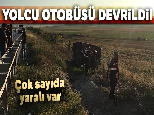 Eskişehir'de otobüs kazası: 13 yaralı