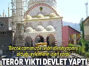 Terör yıktı, devlet yaptı