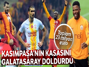 Kasımpaşa'nın kasasını Galatasaray doldurdu
