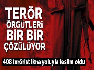Terör örgütlerinde ikna yoluyla teslim olmalar arttı