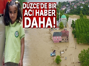 Düzce'de selde kaybolan 1 çocuk daha bulundu