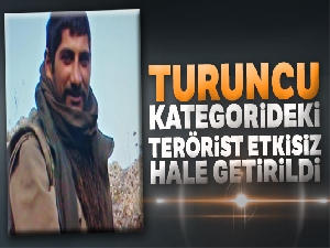 Turuncu kategorideki terörist etkisiz hale getirildi
