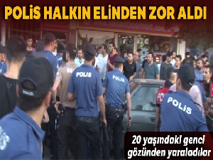 Afganlılar bir genci muşta ile yaralayınca ortalık savaş alanına döndü