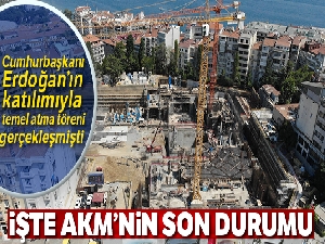 AKM'deki son durum havadan görüntülendi