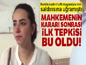 Magandaların saldırısına uğrayan hamile kadın tahliye kararı sonrası gözyaşı döktü