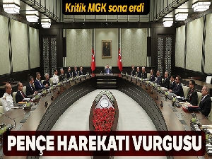 MGK toplantısı sona erdi