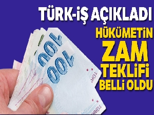 Türk-İş Başkanı hükümetin zam teklifini açıkladı