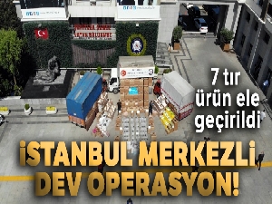 İstanbul merkezli 5 ilde yasaklı ilaç ve teff tohumlu çay operasyonu: 7 tır ürün ele geçirildi