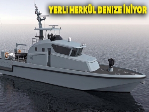 Yerli Herkül denize iniyor