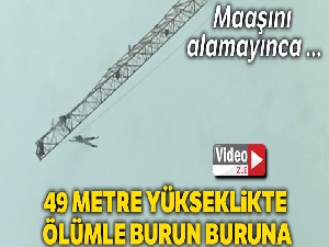Isparta'da 49 metre yükseklikte ölümle burun buruna