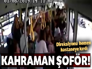 Alanya'da şoför, hamile yolcu fenalaşınca direksiyonu hastaneye kırdı