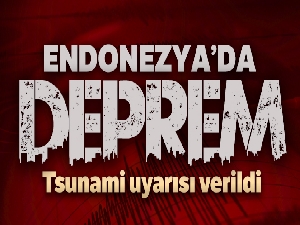 Endonezya'da 7 büyüklüğünde deprem