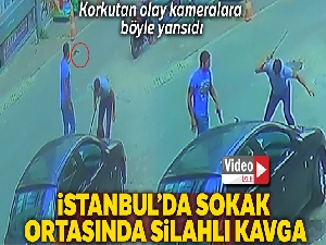 Esenyurt'ta sokak ortasında silahlı kavga