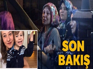 Yanarak can veren oğluna ve kardeşine son bakış