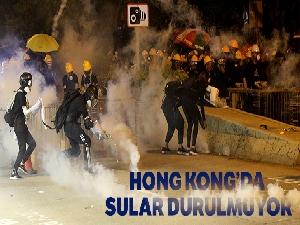 Hong Kong'da protestolar devam ediyor