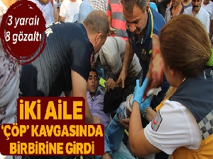 Şanlıurfa'da bahçeye çöp atma kavgası: 3 yaralı, 8 gözaltı