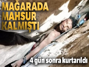 Mağarada mahsur kalan Kamboçyalı 4 gün sonra kurtarıldı
