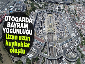 Otogarda bayram yoğunluğu