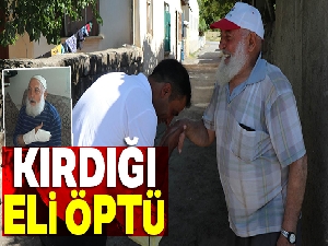 Kurban pazarlığında el kıran besici, elini kırdığı dedeye 'geçmiş olsun'a gitti