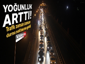 Bayram trafiği yoğunluğu sürüyor