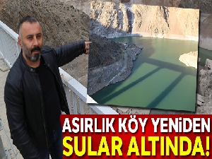 Deriner Barajı dolulukta yüzde yüz seviyeye ulaştı, asırlık köy yeniden sular altında kaldı