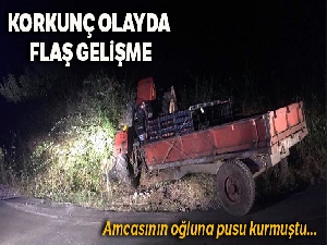 Pusu kurup amcasının oğlunu öldüren şahıs 3 gün sonra yakalandı