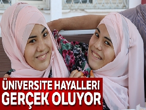 Siyam ikizlerinin üniversite hayali gerçek oluyor