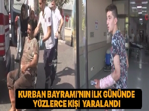 Kurban keserken bin 358 kişi yaralandı