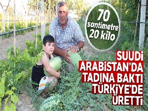 Suudi Arabistan'da tadına baktı Türkiye'de üretti