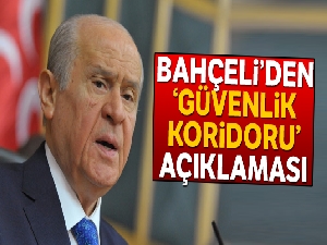 Bahçeli'den 'güvenlik koridoru' açıklaması