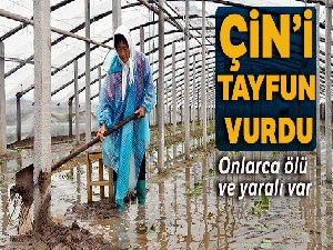 Lekima tayfunu Çin'i vurmaya devam ediyor: 48 ölü, 21 kayıp