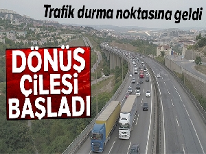Kurban Bayramı dönüş çilesi TEM'i kilitledi
